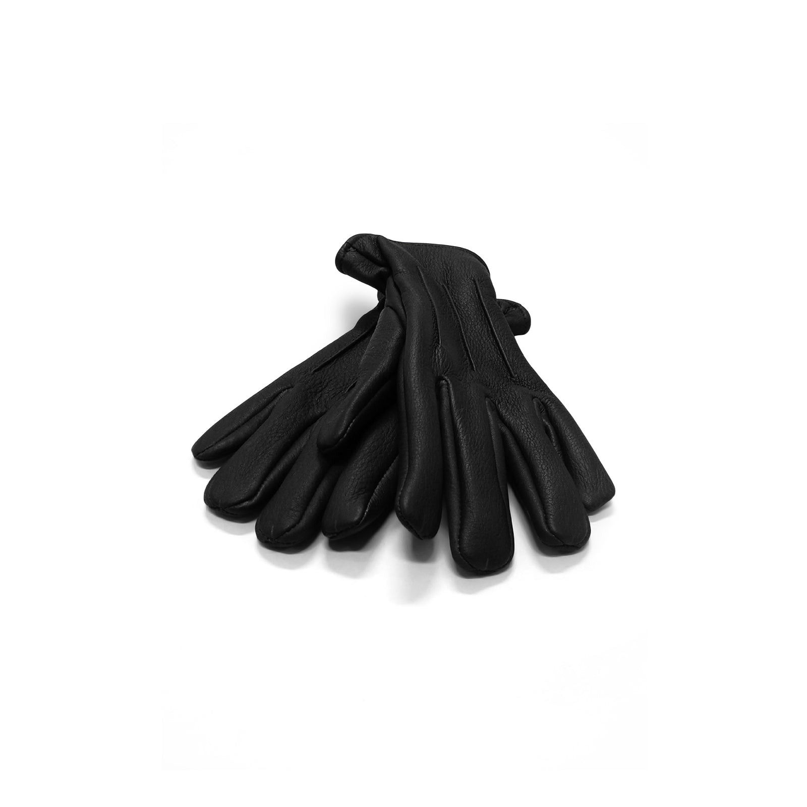 Neuenschwander Gamsleder Handschuhe Fingerhandschuhe schwarz Vorderansicht