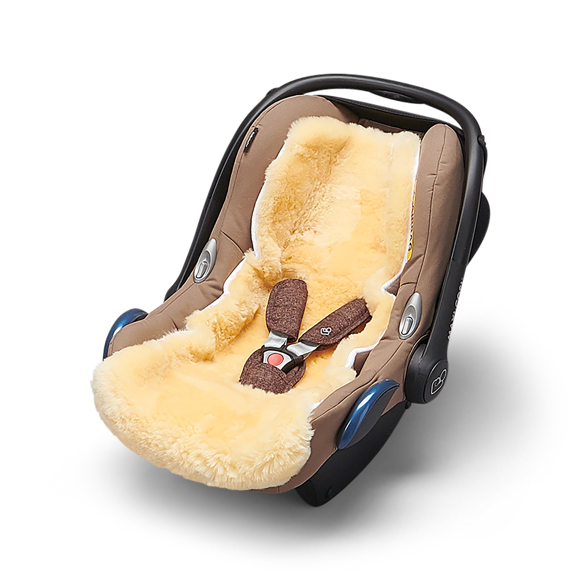 Neuenschwander Lammfell Einlage Maxicosi beige Vorderansicht