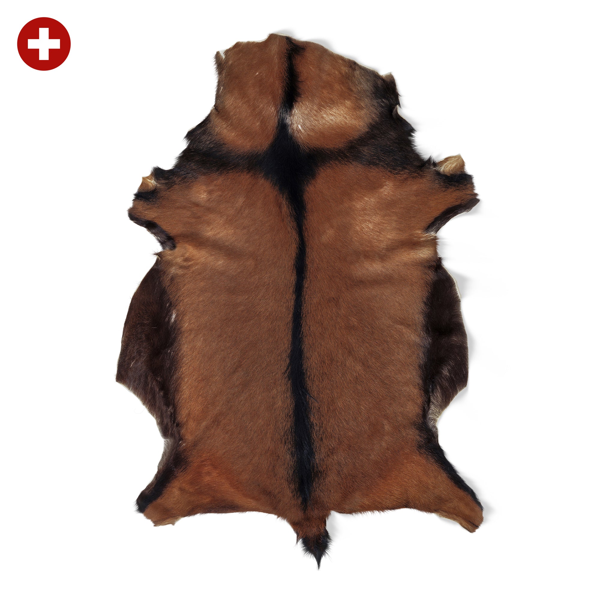 neuenschwander ziegenfell geissfell gemsfarbig weiss braun