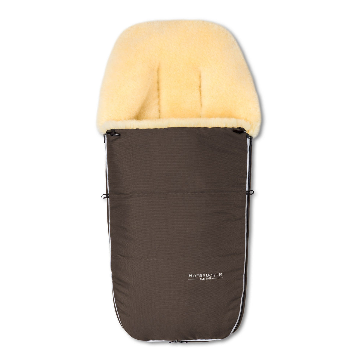 Neuenschwander Lammfell Fusssack Polaris braun