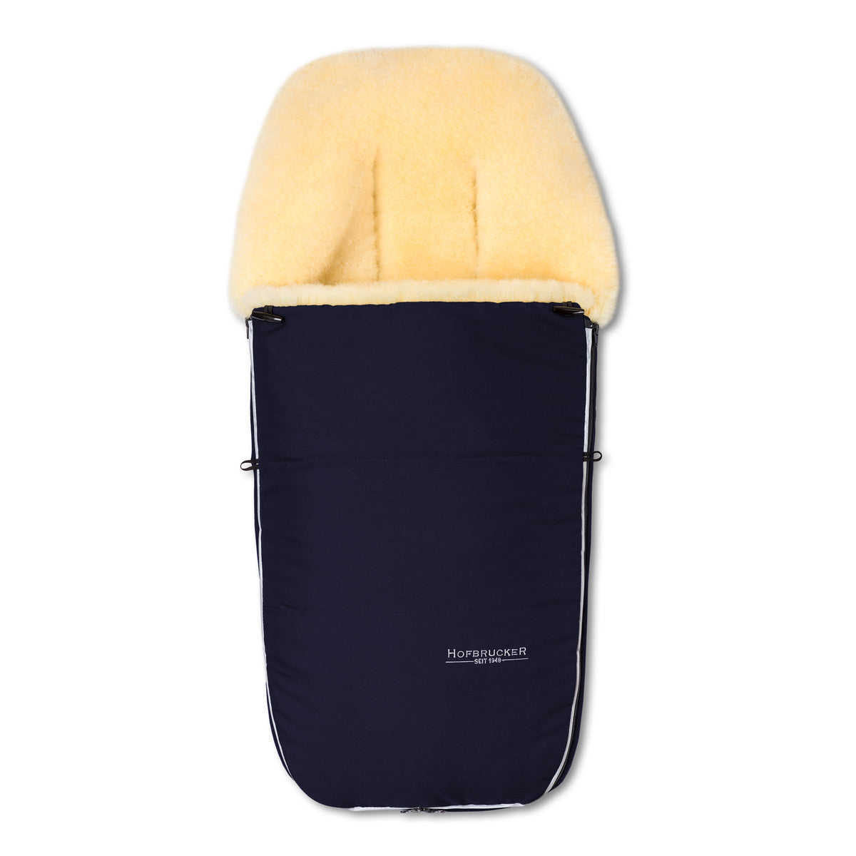 Neuenschwander Lammfell Fusssack Polaris navy blue dunkelblau