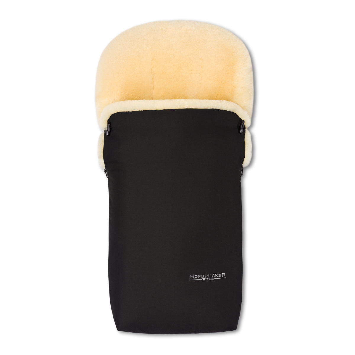 Neuenschwander Lammfell Fusssack Putzi schwarz