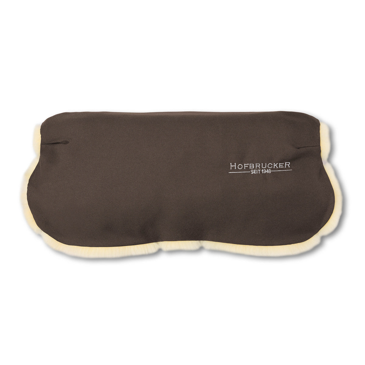 Neuenschwander Lammfell Handwärmer für den Kinderwagen braun