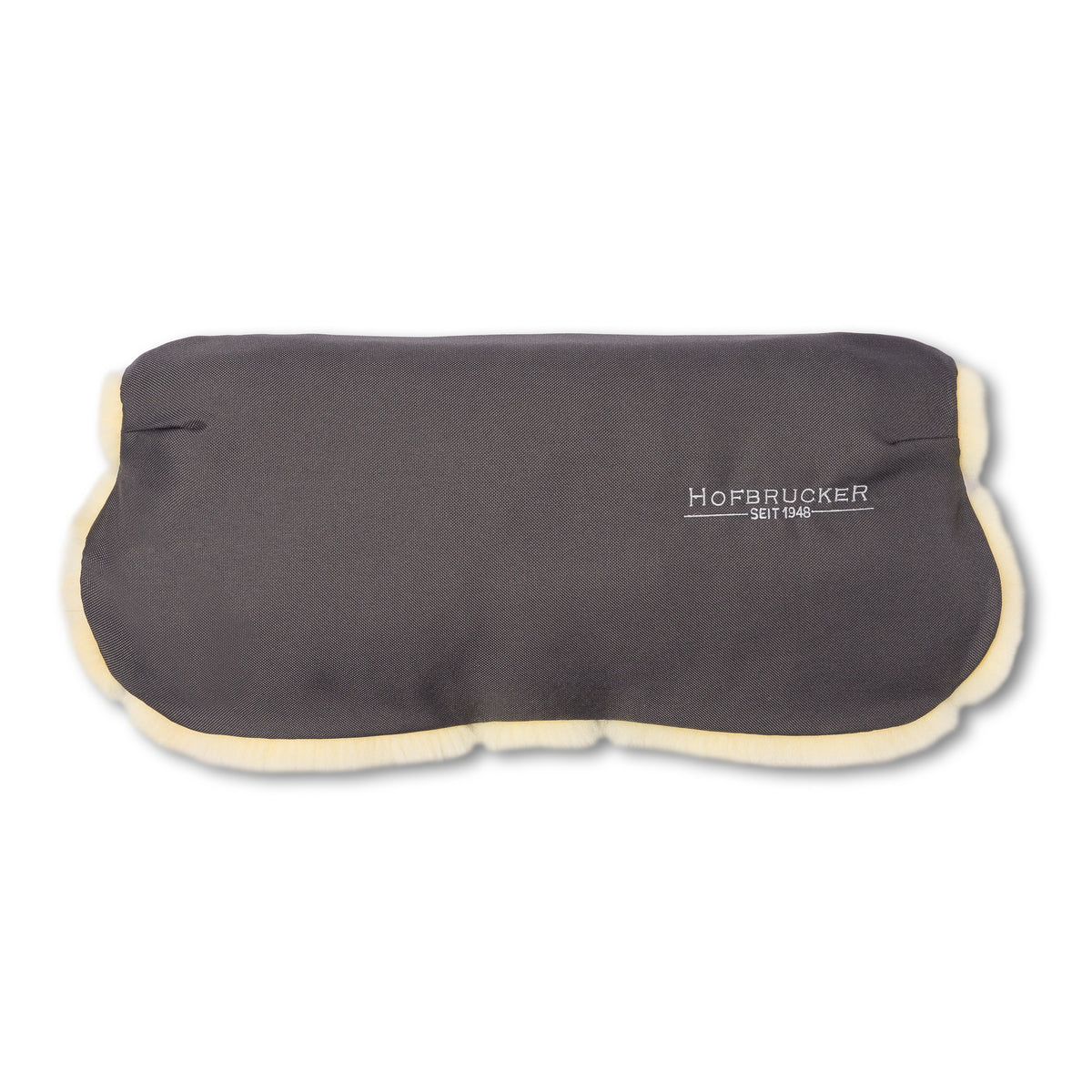 Neuenschwander Lammfell Handwärmer für den Kinderwagen grau