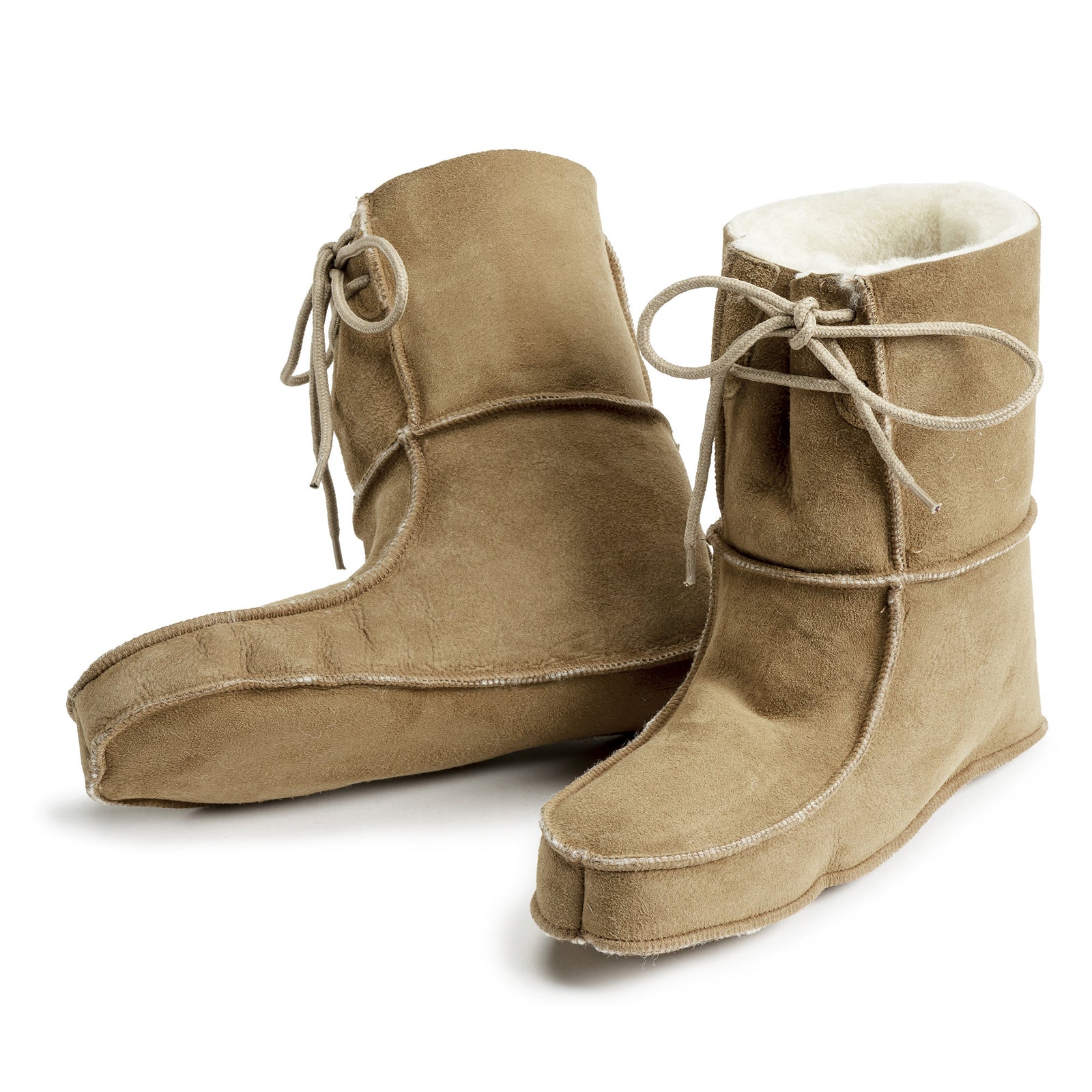 neuenschwander kaminstiefel lammfell schuh hoch camel