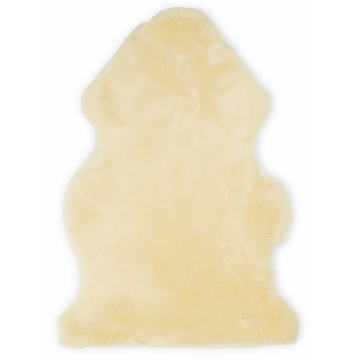 Bettauflage aus Lammfell, Tierform