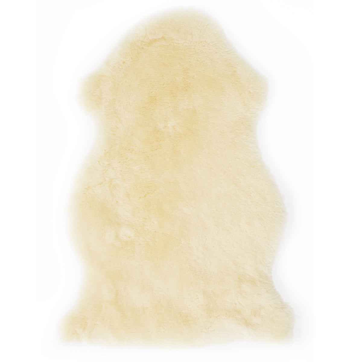 Bettauflage aus Lammfell, Tierform