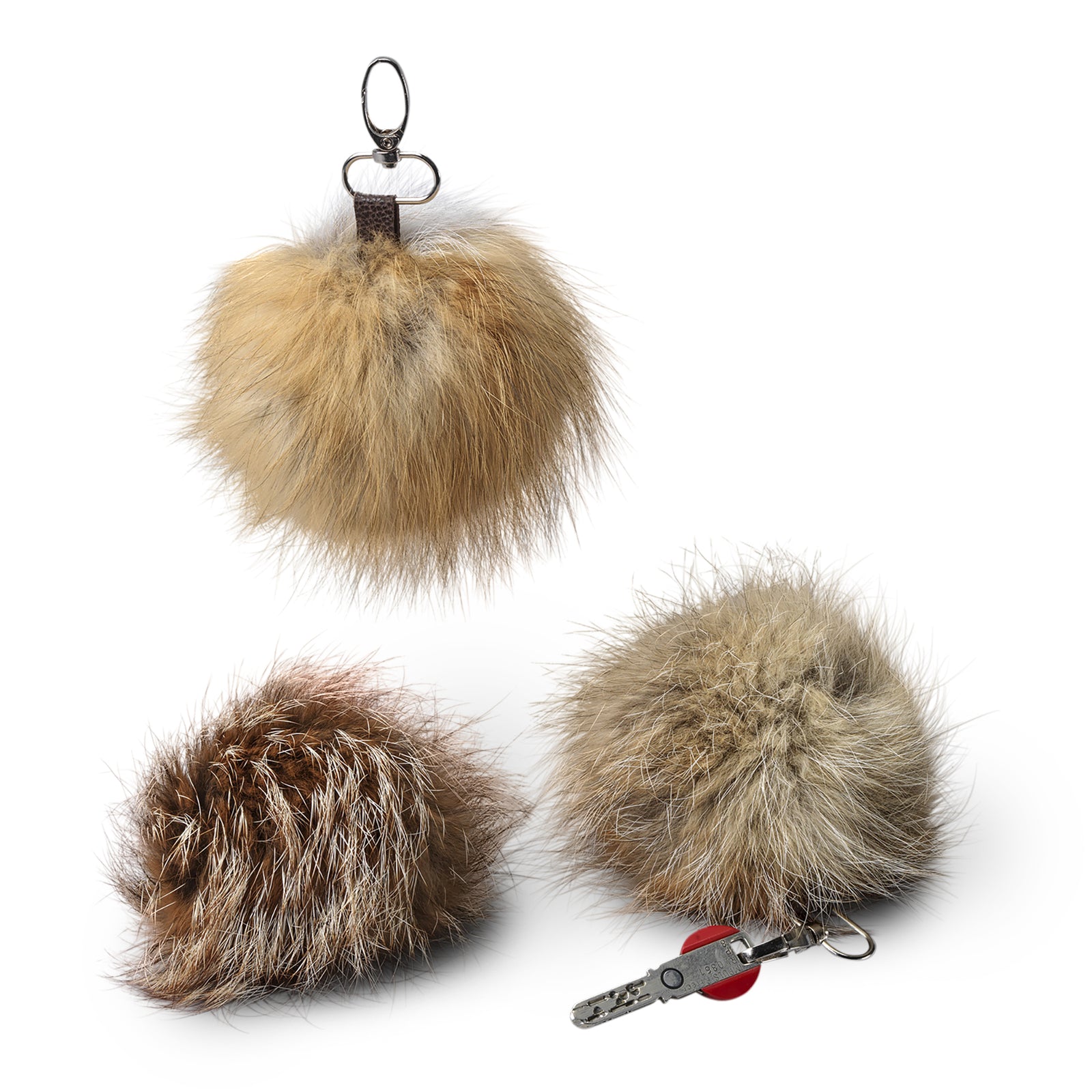 Neuenschwander Fuchsfell Fell Schlüsselanhänger braun beige rot Vorderansicht