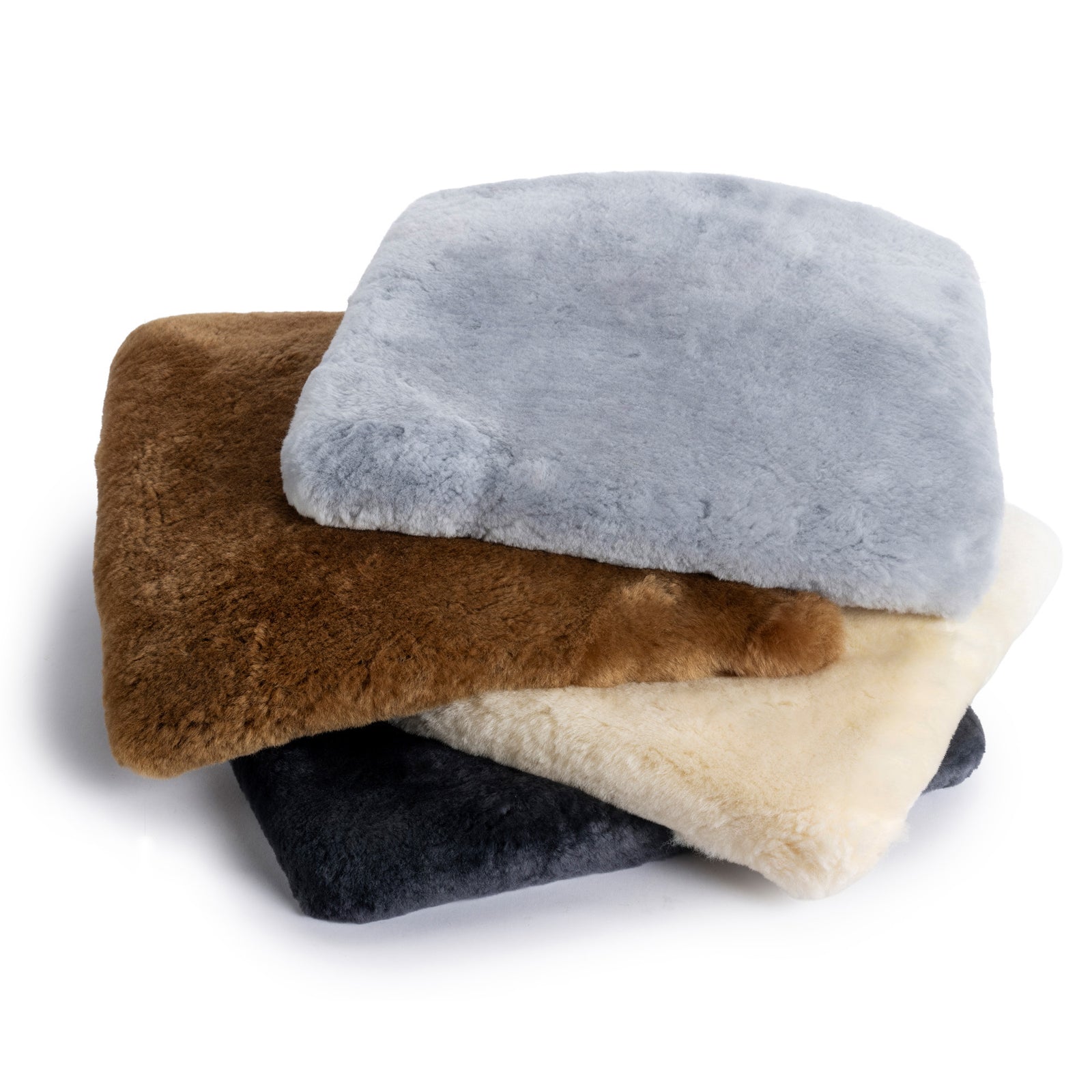 neuenschwander lammfell sitzkissen mit schaumstoff abgefüttert 38x38 