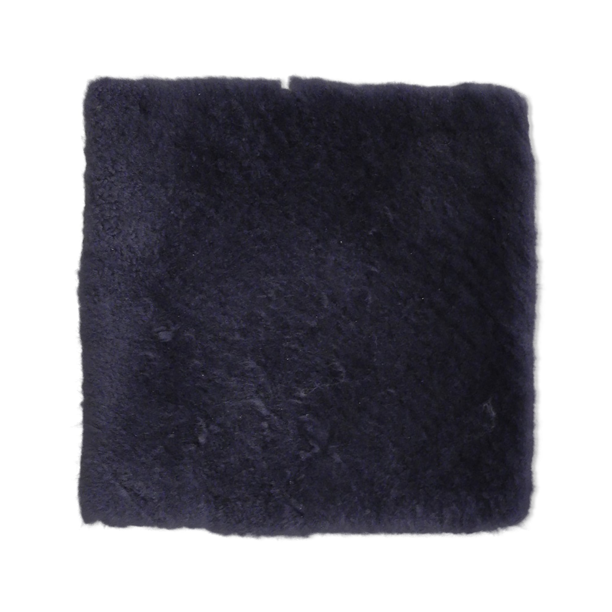 Neuenschwander Lammfell Sitzkissen weiss Vorderansicht