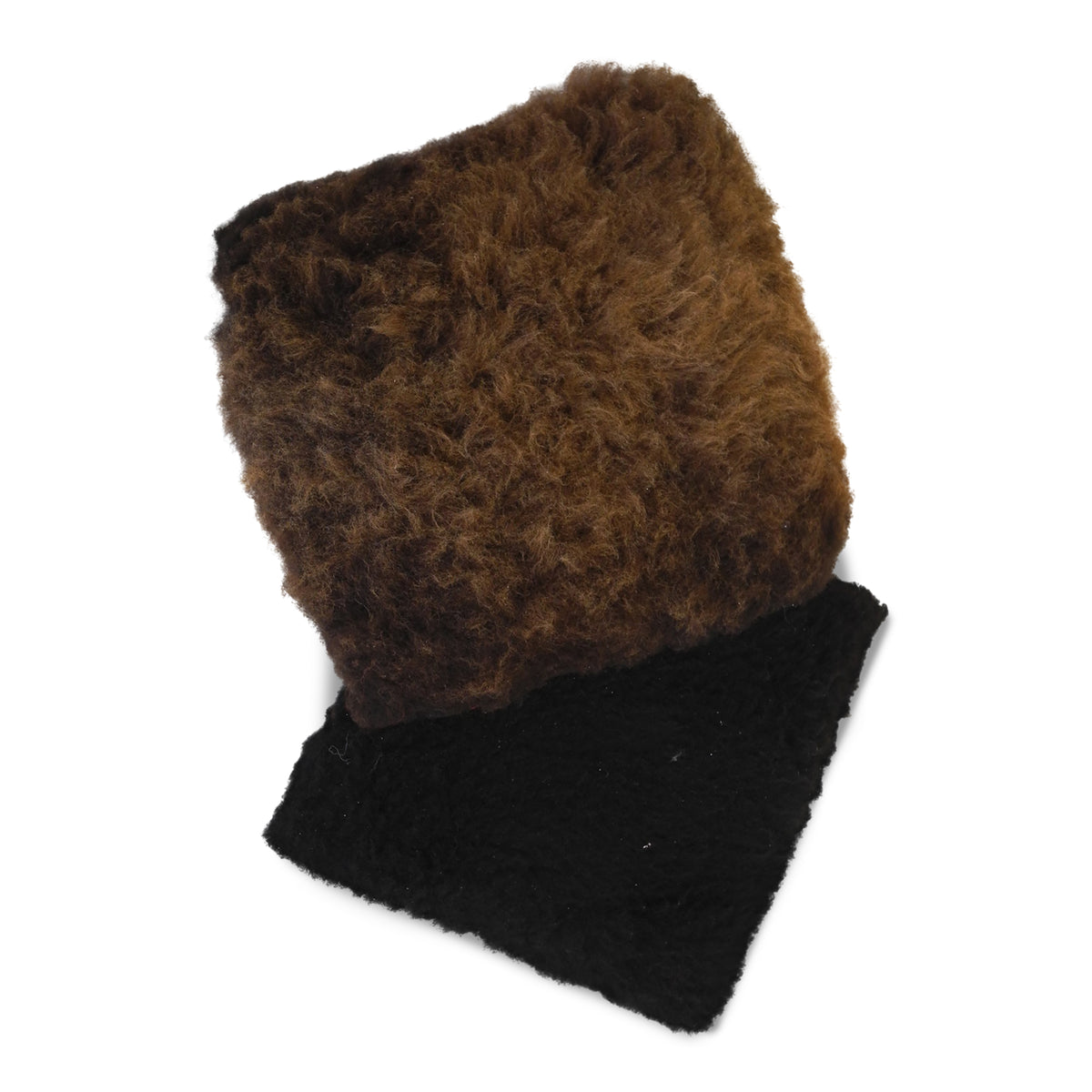 Neuenschwander Lammfell Sitzkissen braun Vorderansicht