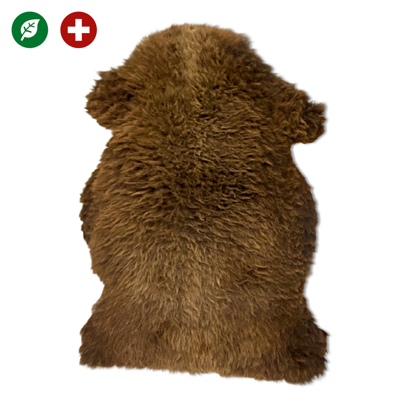 neuenschwander schaffell schweiz unikat naturbraun braun