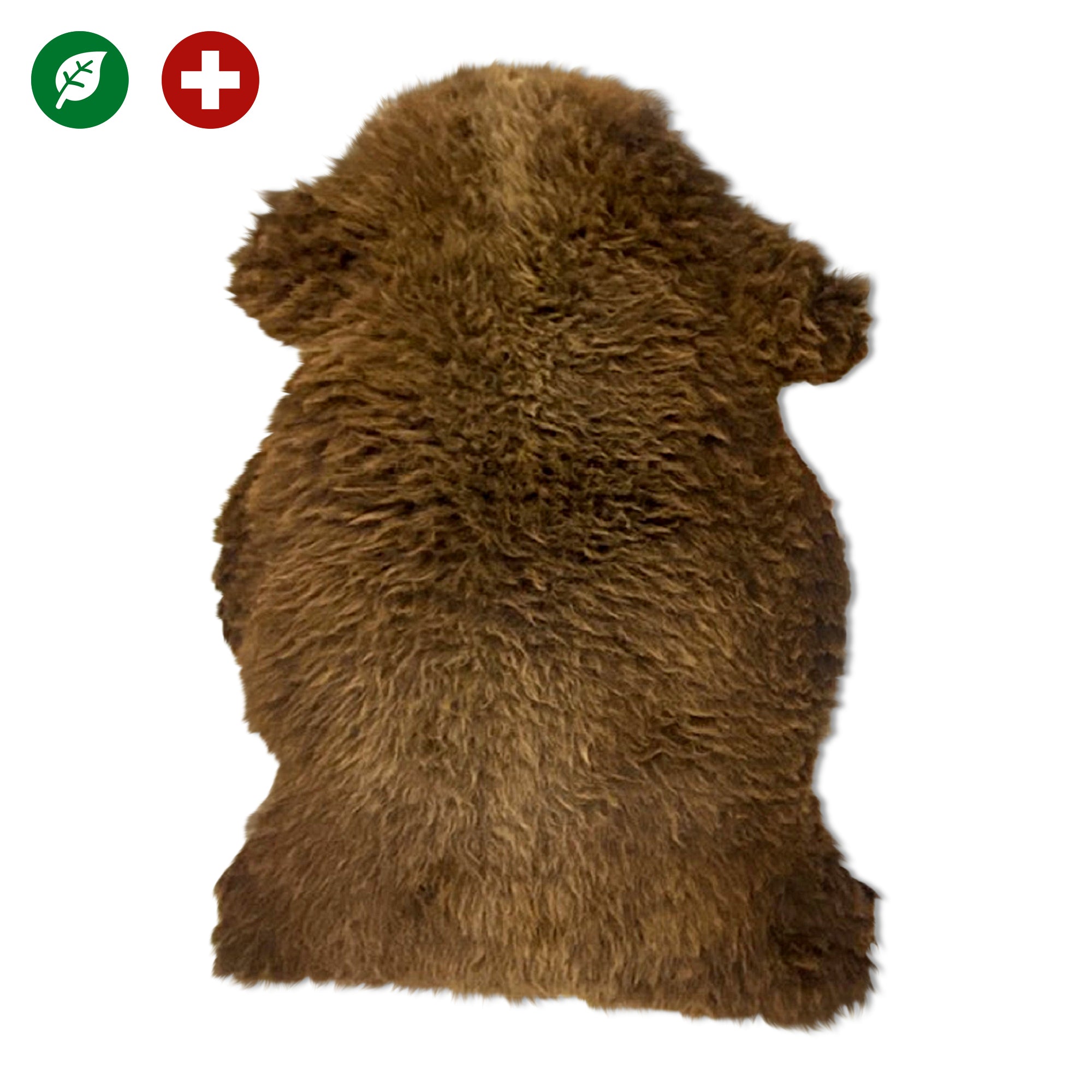 neuenschwander schaffell schweiz unikat naturbraun braun