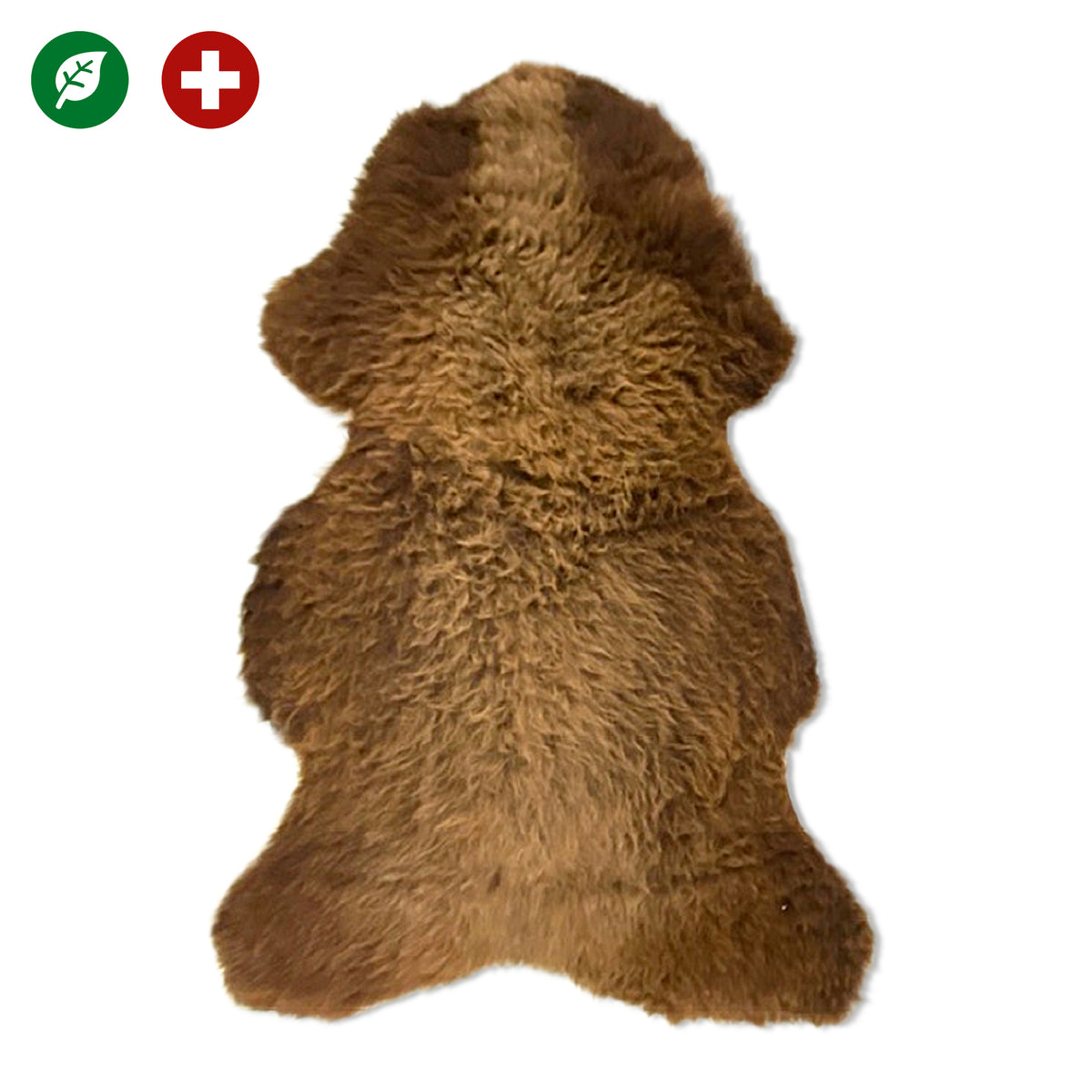 neuenschwander schaffell schweiz unikat naturbraun braun