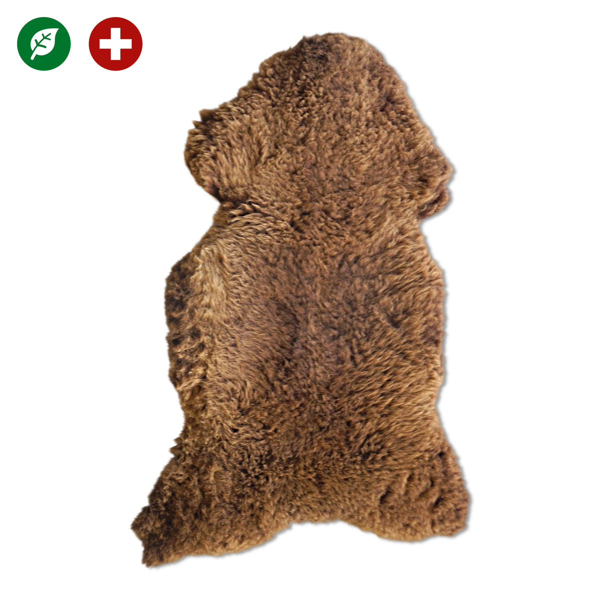 neuenschwander schaffell schweiz unikat naturbraun braun