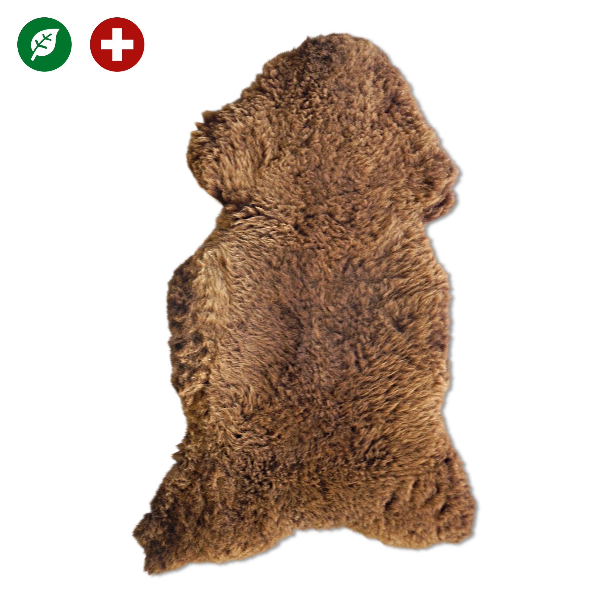 neuenschwander schaffell schweiz unikat naturbraun braun