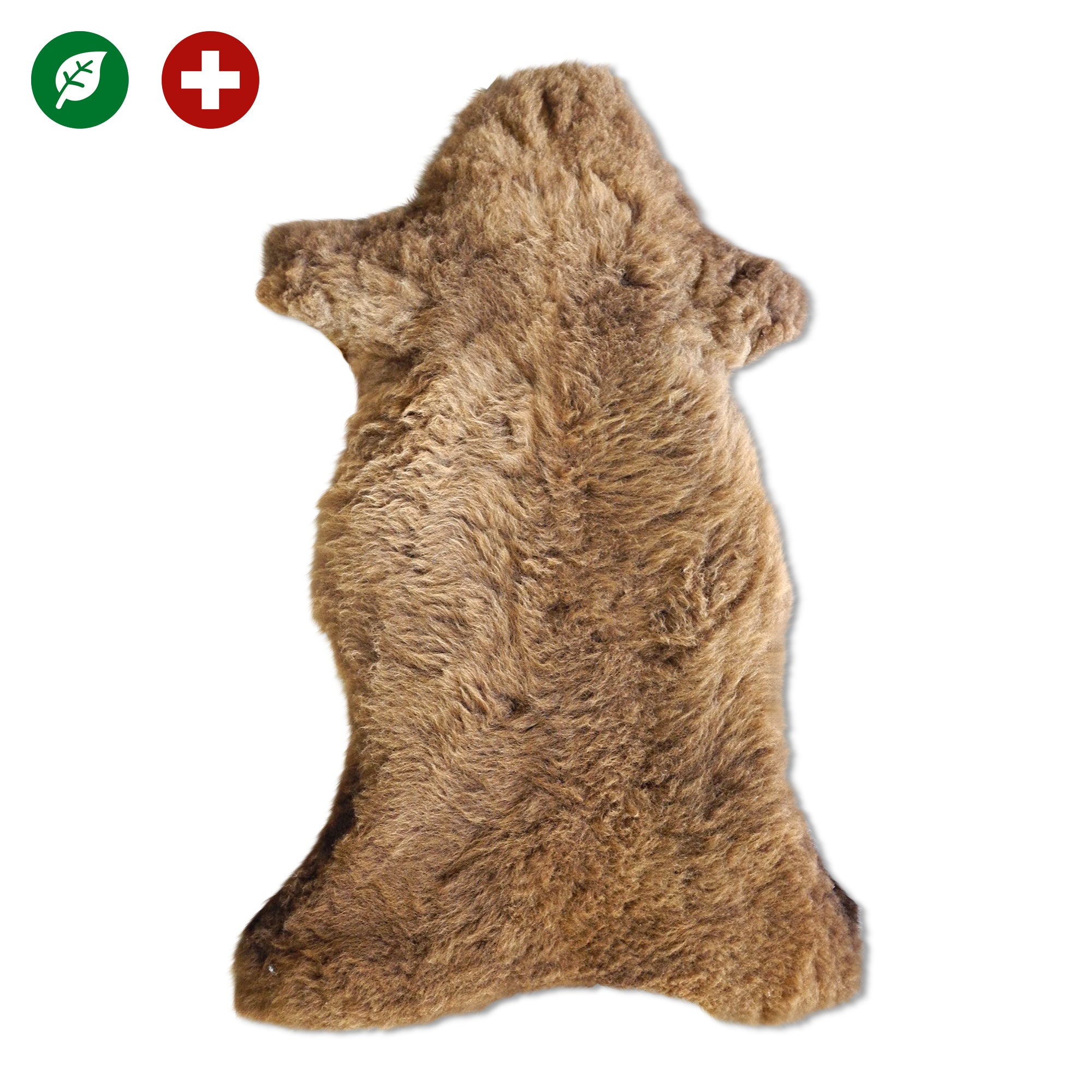 neuenschwander schaffell schweiz unikat naturbraun hellbraun braun