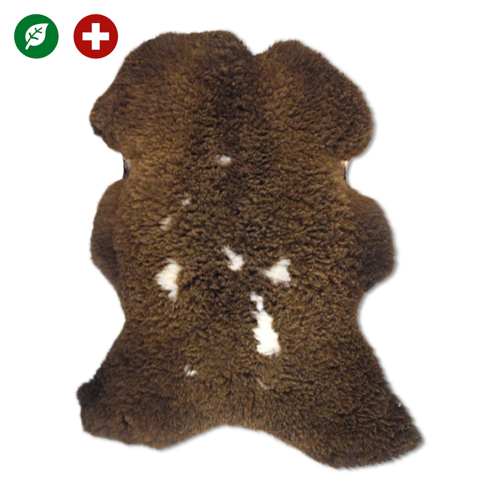 neuenschwander schaffell schweiz unikat naturbraun gefleckt