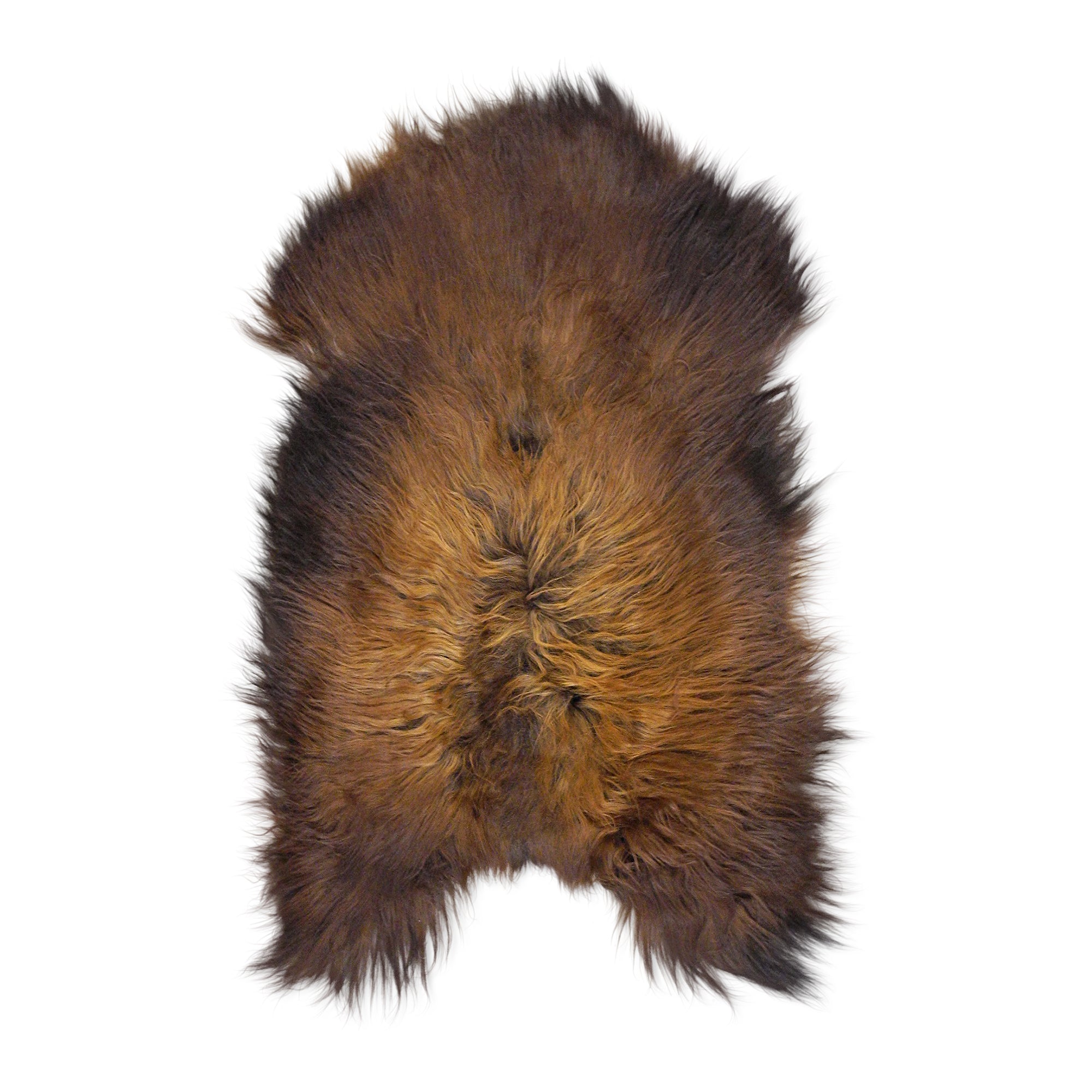 neuenschwander schaffell island langhaar unikat braun naturbraun braun mit hellen spitzen