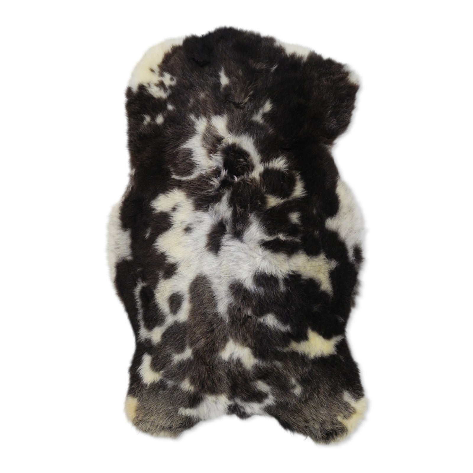 neuenschwander schaffell unikat naturbraun dunkelbraun gefleckt