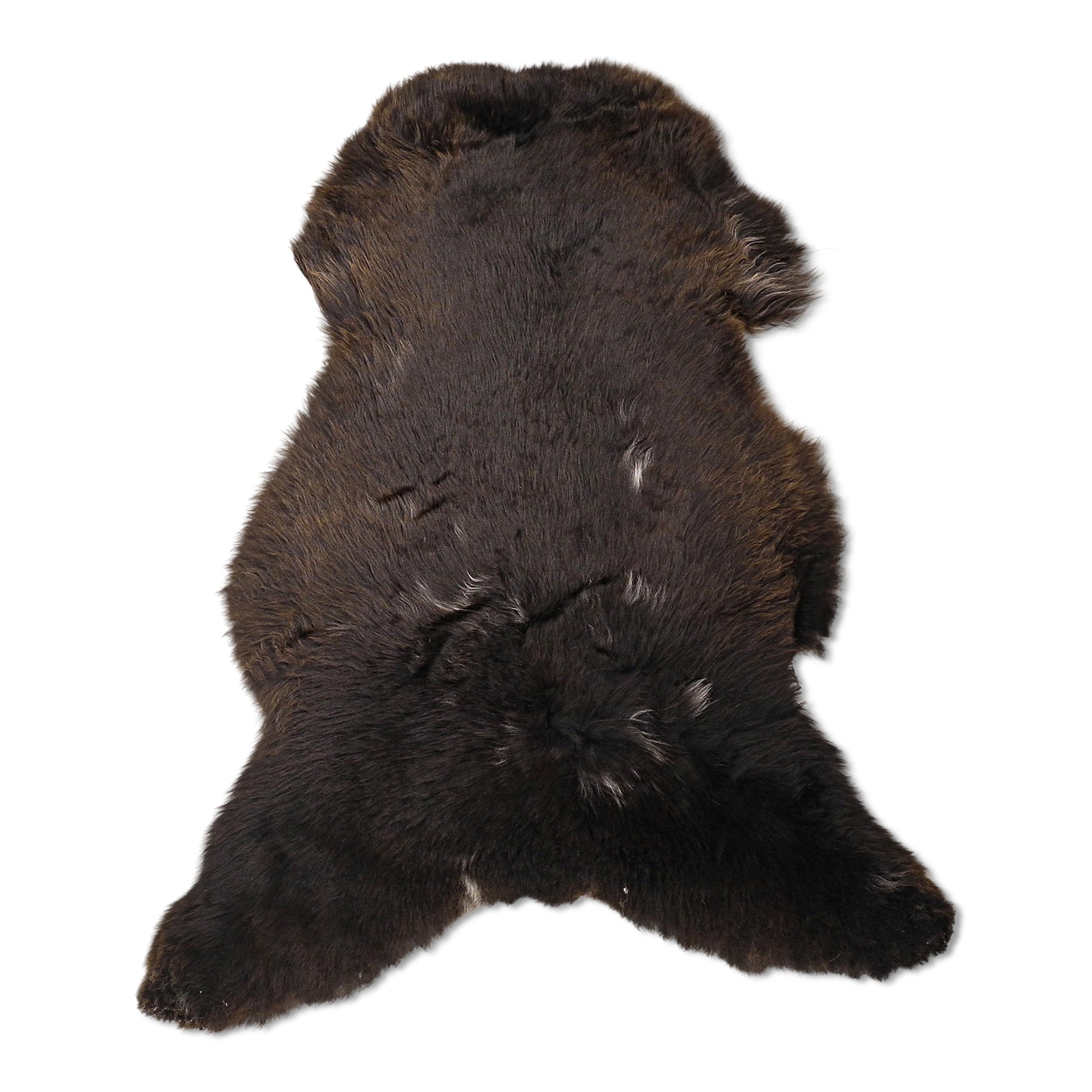 neuenschwander schaffell unikat naturbraun dunkelbraun gescheckt