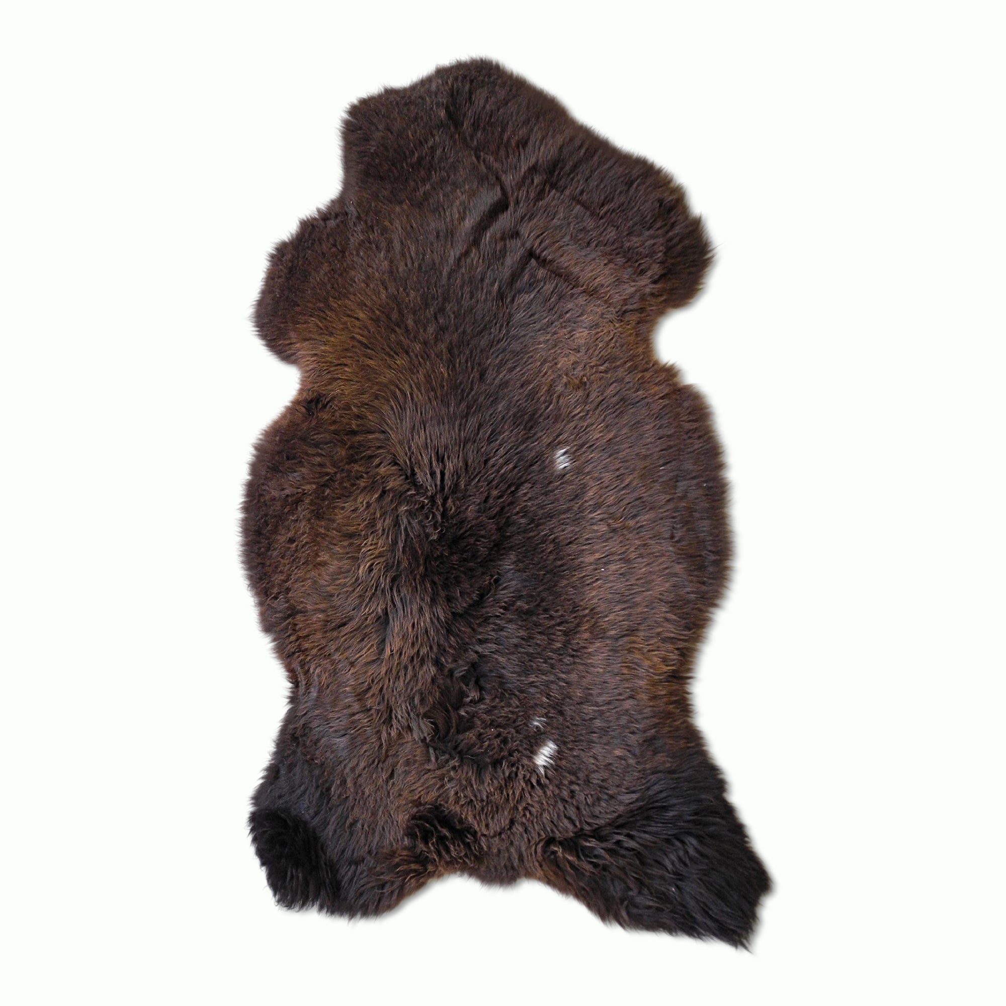 neuenschwander schaffell unikat naturbraun dunkelbraun gefleckt