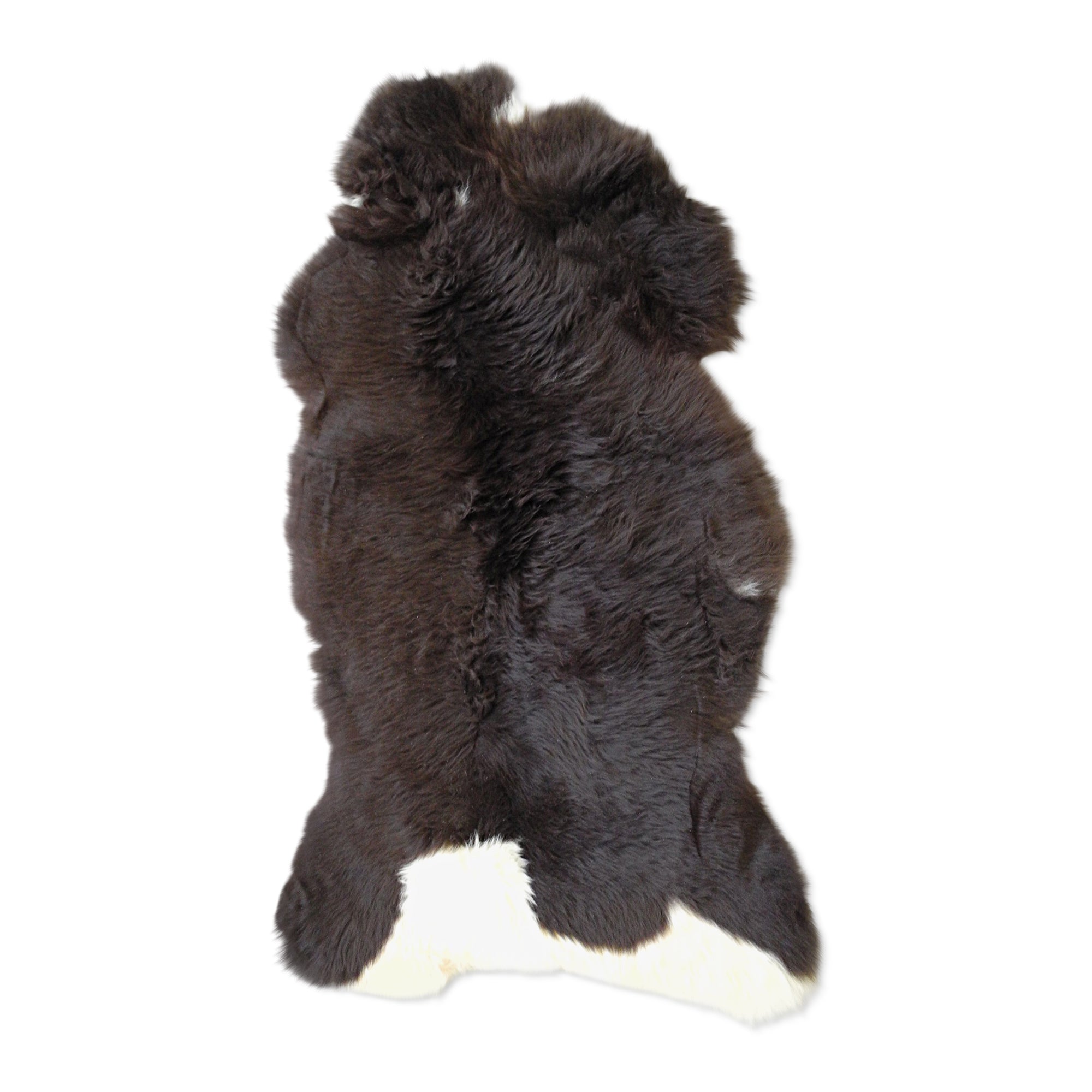 neuenschwander schaffell unikat naturbraun dunkelbraun weiss gefleckt