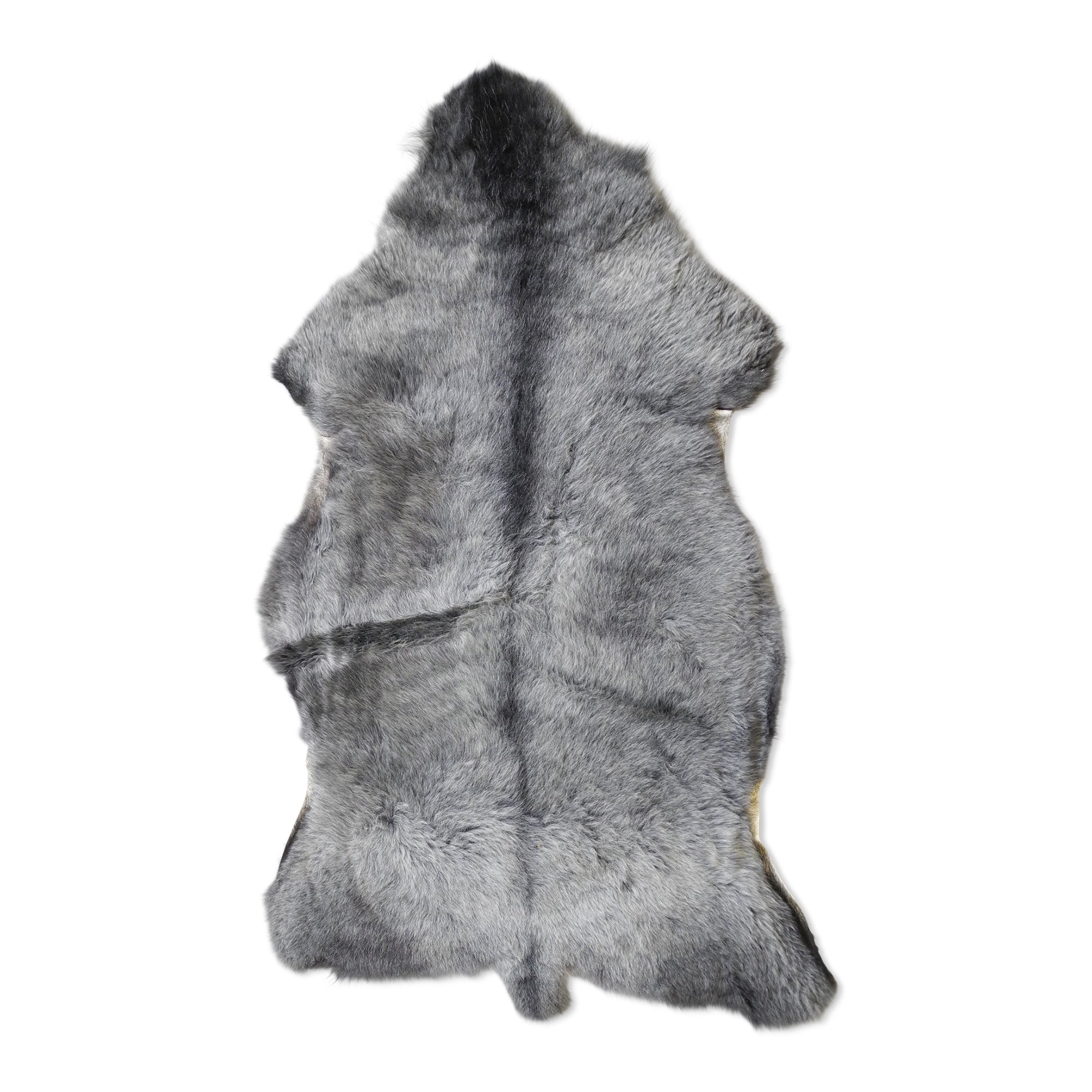 neuenschwander schaffell unikat naturgrau grau meliert 