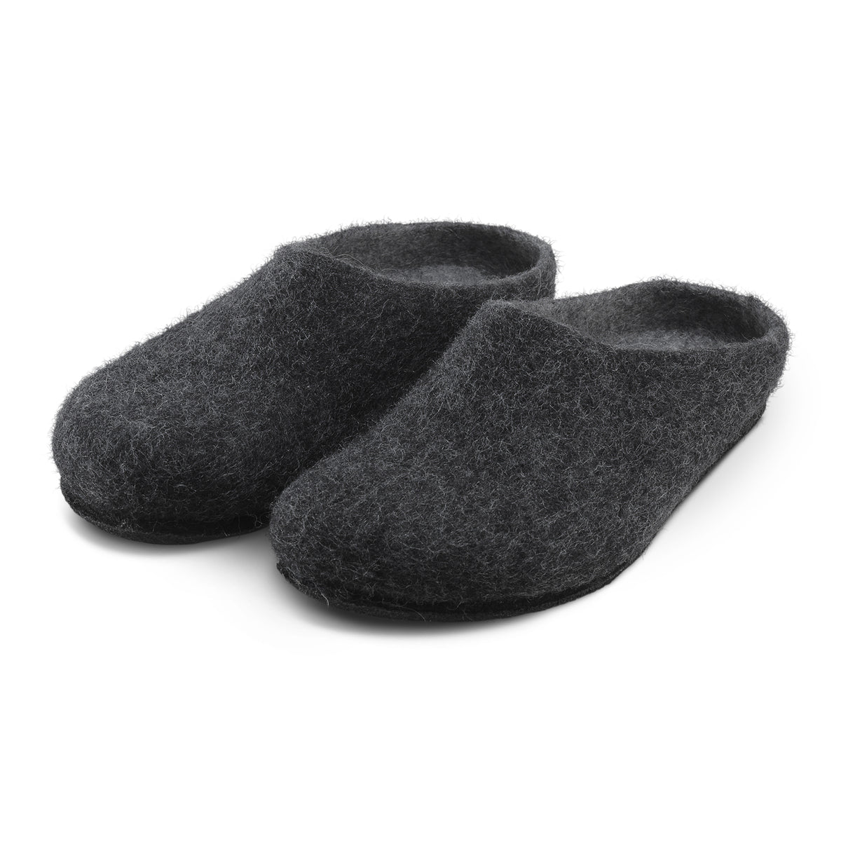 Neuenschwander Hausschuhe Merinowolle grau